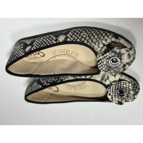 Circus by Sam Edelman Colleen Snake Print Skimmer Ballet Flats Size 6 EUC - Picture 8 of 14